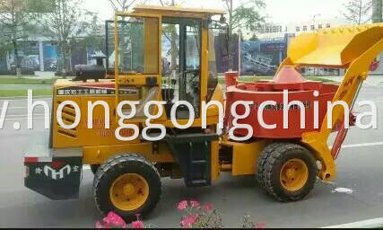 Mobile Diesel Millstone Type Concrete Mixer